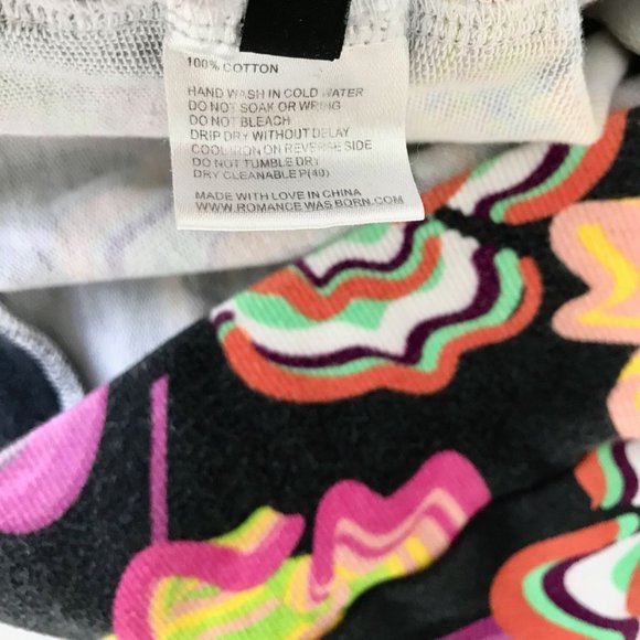 ROMANCE WAS BORN Sweatshirt Size 10 - Picture 9 of 15